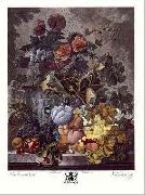 Still Life with Fruit and Flowers Jan van Huysum